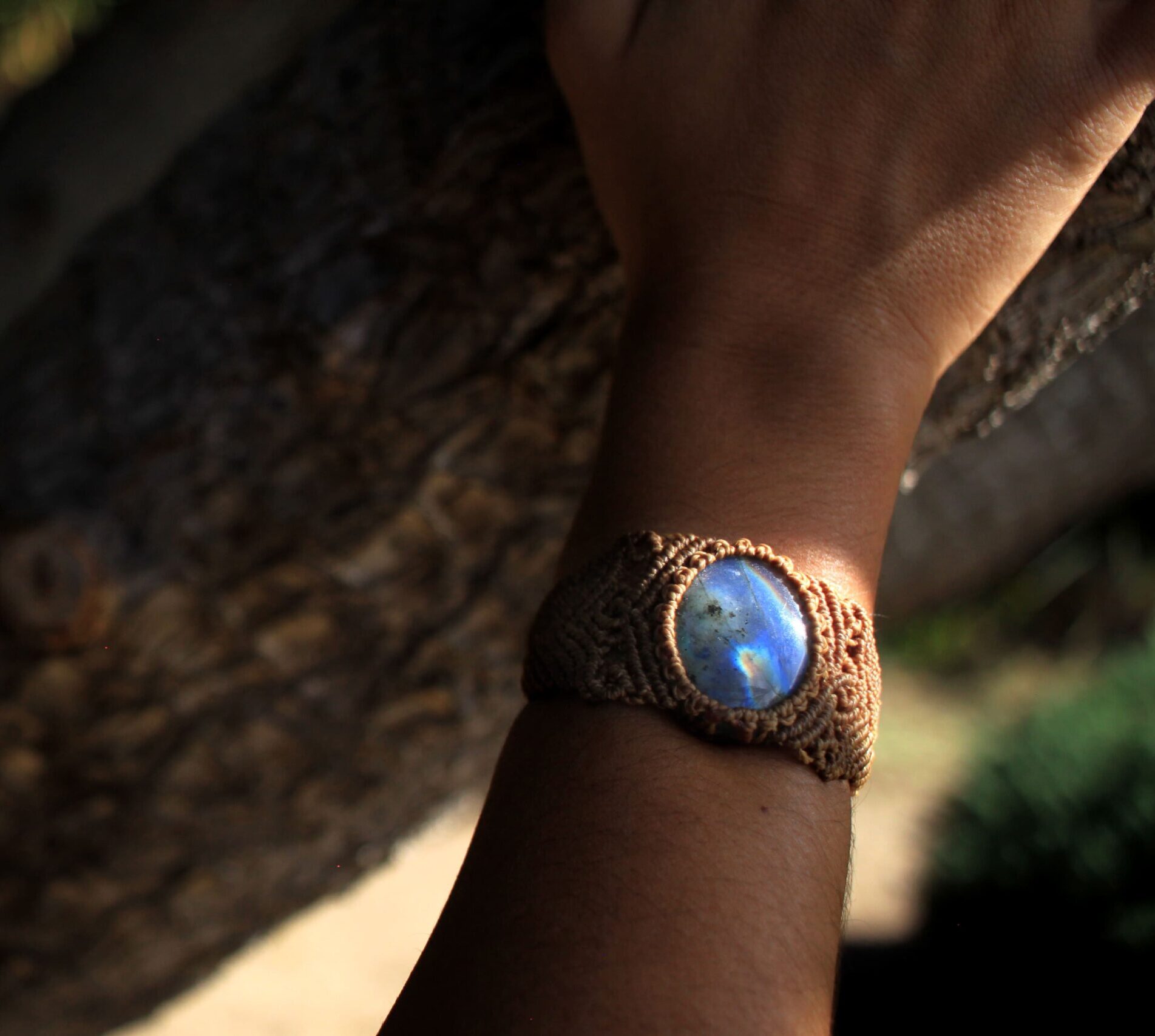Bracciale Aru con Labradorite Blu